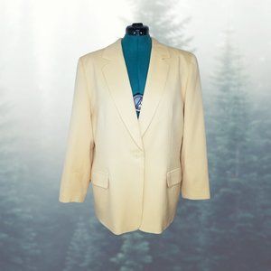 Vintage Pendleton Gold Wool Blazer, 14W